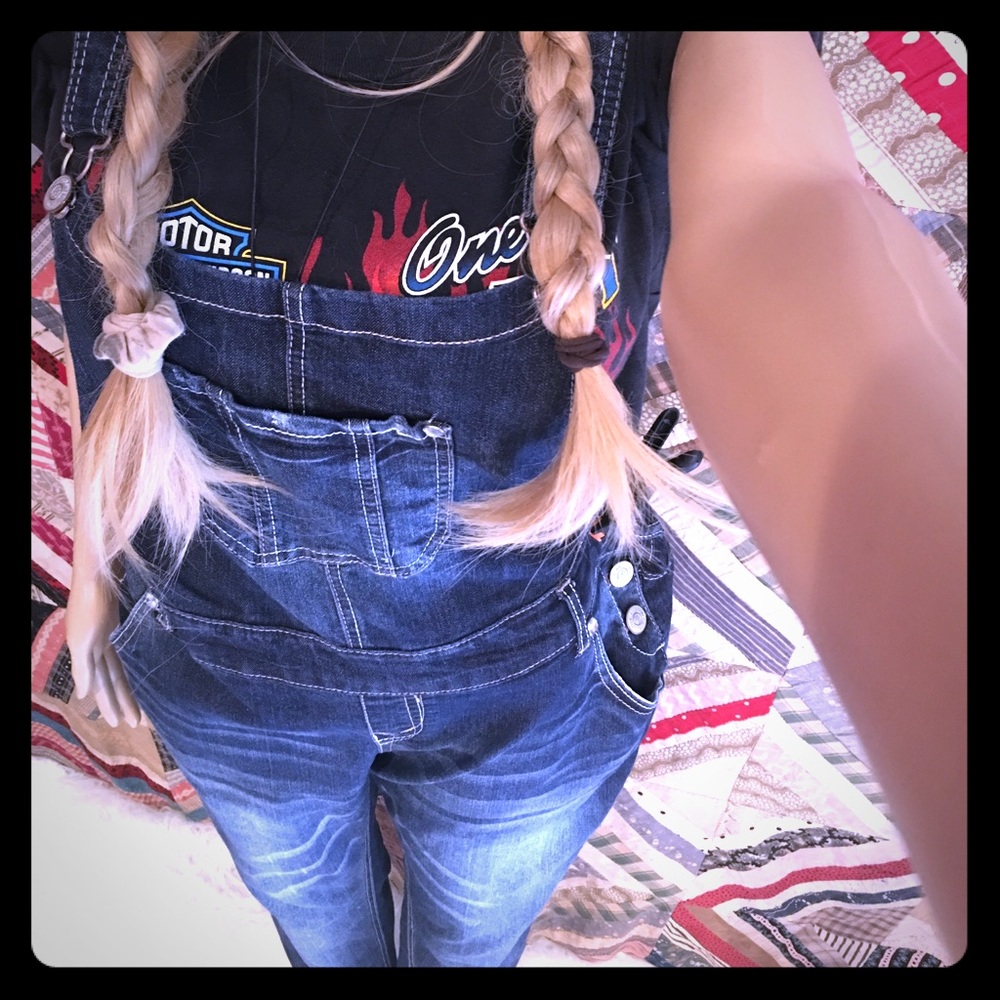 Skinny overalls bling Wallflower Large